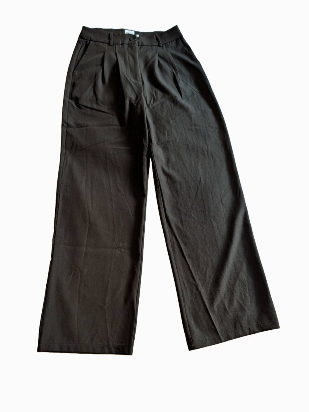 EUC Princess Polly Archer high rise wide leg pants black size 8 - Picture 6 of 7